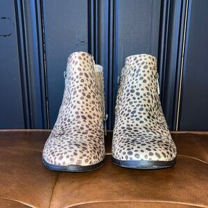 Leopard Print Ankle Boots